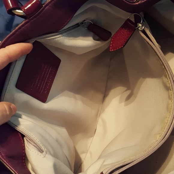 Purple Coach Purse - Picture 5 of 8